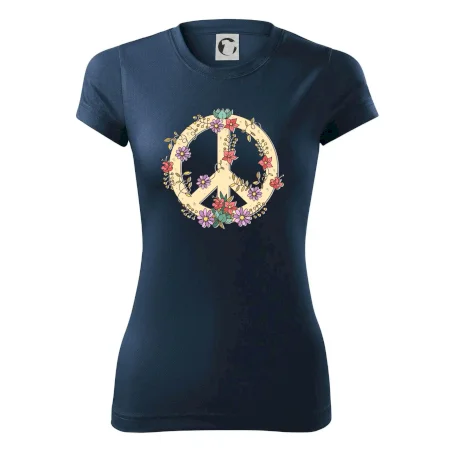 Peace symbol pieskový