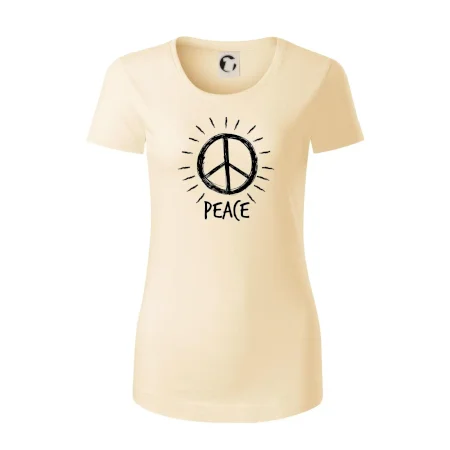 Peace symbol čiernobiely
