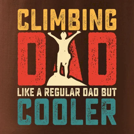 Climbing dad like a regular dad but cooler