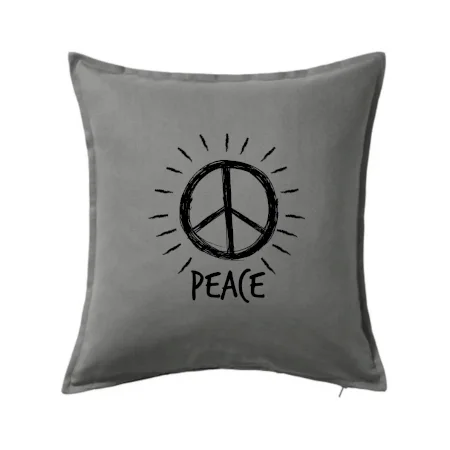 Peace symbol čiernobiely