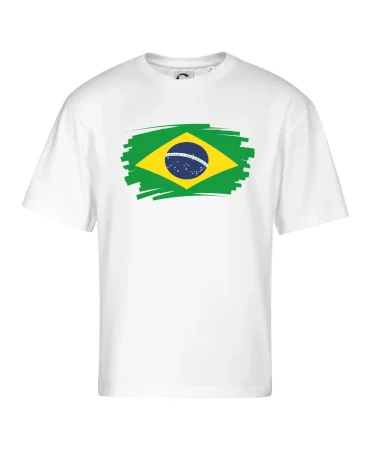 Brazília vlajka štetkou