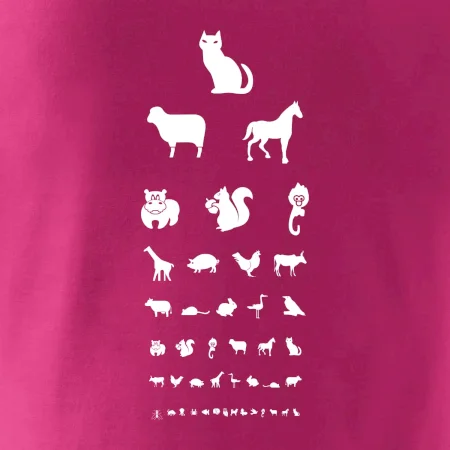 Očný test zvieratká