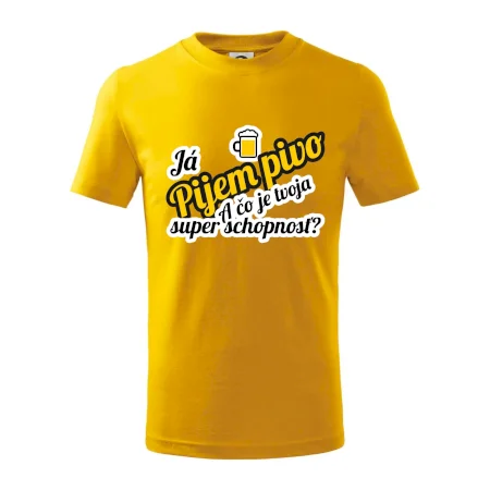 Pijem pivo - tvoja super schopnosť - šikmý
