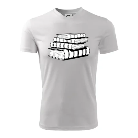 Knihy čiernobiele na sebe