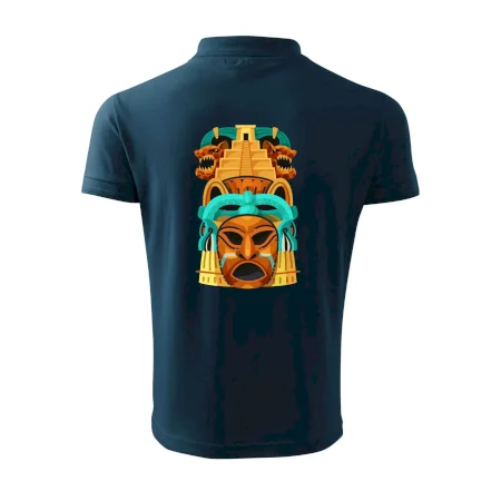 Mayová maska s pyramídou