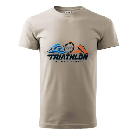 Triatlon plavání kolo a běh eat sleep repeat