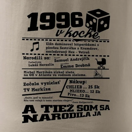 1996 v kocke