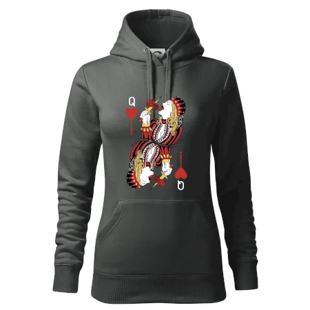 Srdcová Kráľovná kreslená (Pecka Design)