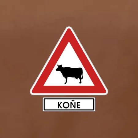 Dopravní značka - Pozor koně / kráva