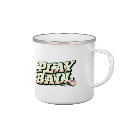 Play ball retro sportovní nápis