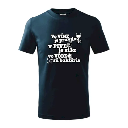 Vo víne je pravda, v pive je sila, vo vode sú baktérie