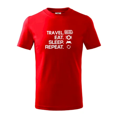 Eat sleep travel - Van