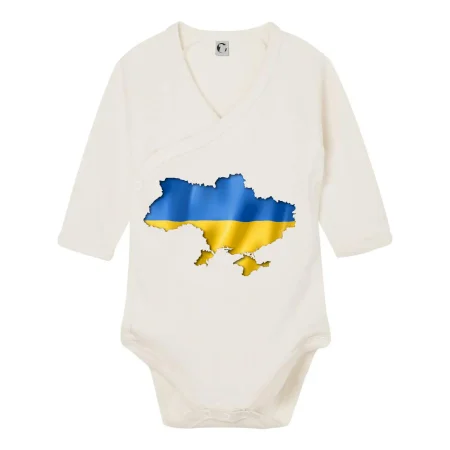 Ukrajina vlajka mapa