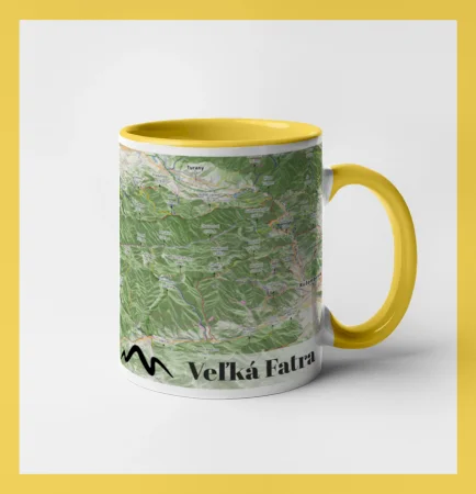 Hrnček mapa Veľká Fatra