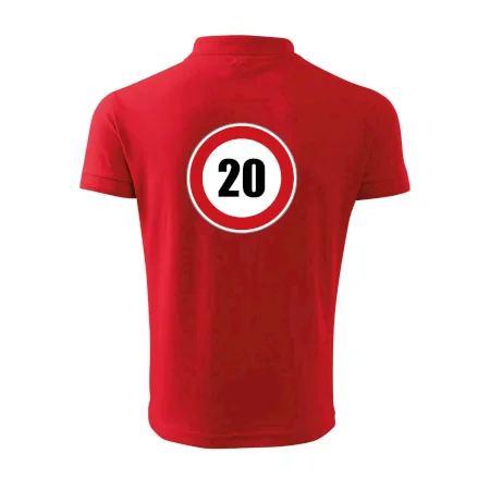 Dopravná značka - obmedzenie rýchlosti 20