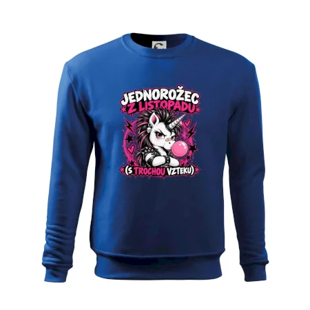 Novembrový punkový jednorožec s čírom