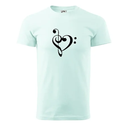 Husľový kľúč srdce