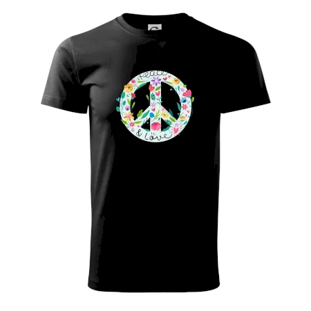 Peace and love symbol