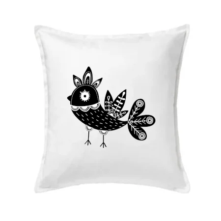 Vtáčik čiernobiely folklór