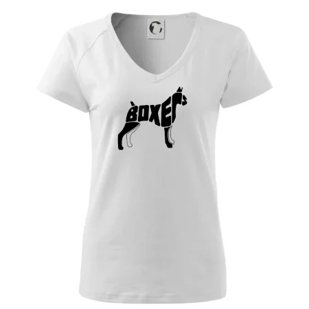 Boxer nápis v tele
