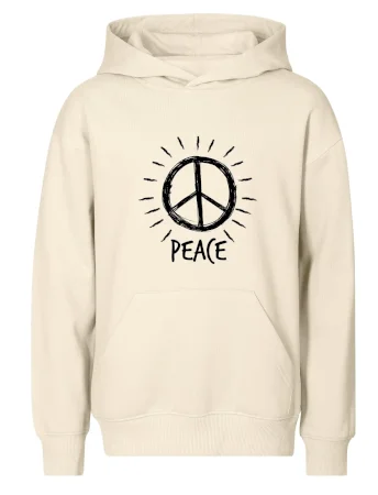 Peace symbol čiernobiely