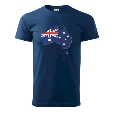 Austrália - vlajka mapa