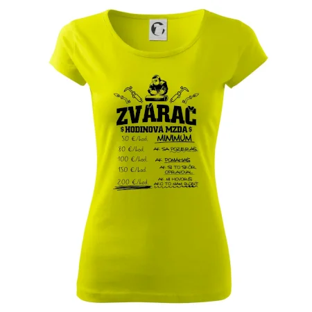 Hodinová mzda zvárač