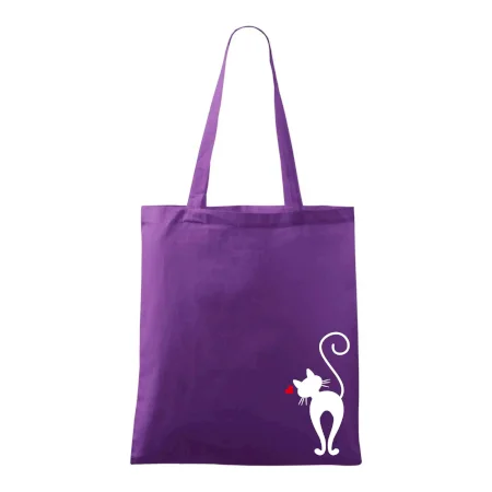 Zamilovaná mačka zozadu