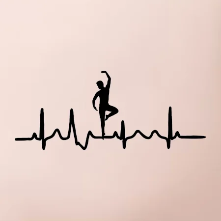 EKG tanečník muž