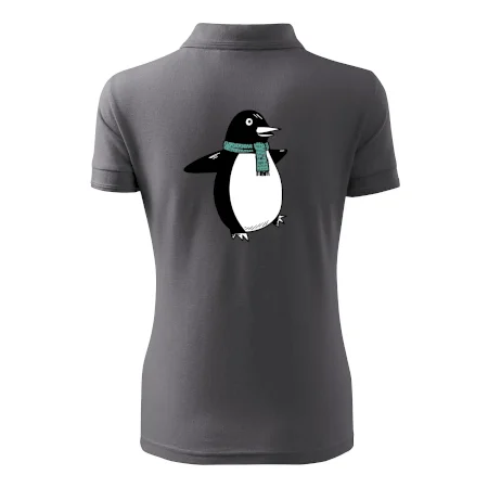 Tučniak so zeleným šálom