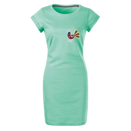 Folklór na prsníku sliepky