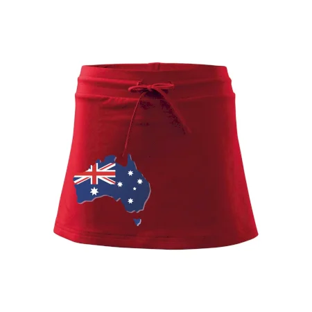 Austrália - vlajka mapa