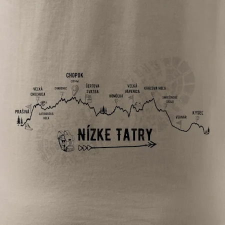 Profil kopca - Nízke Tatry