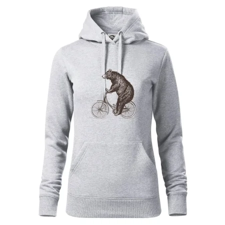 Medveď na bicykli