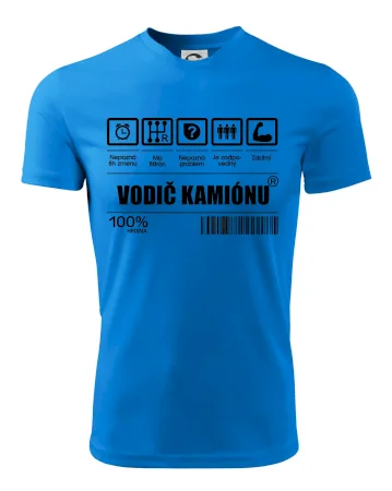 Čiarový kód - Vodič kamiónu