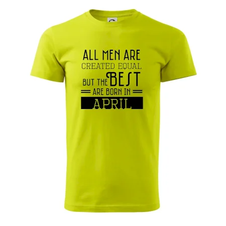 All men are created equal april