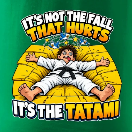 Pád bolí tatami judo