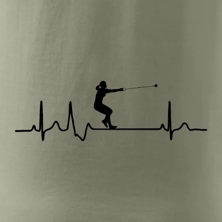 EKG hod kladivom žena