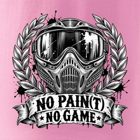 No Paint, No Game – motív s maskou