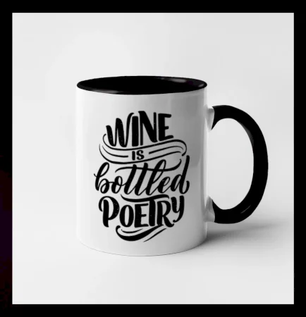 Wine is bottled poetry