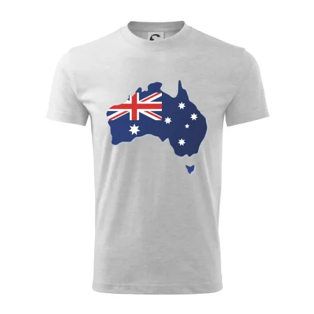 Austrália - vlajka mapa