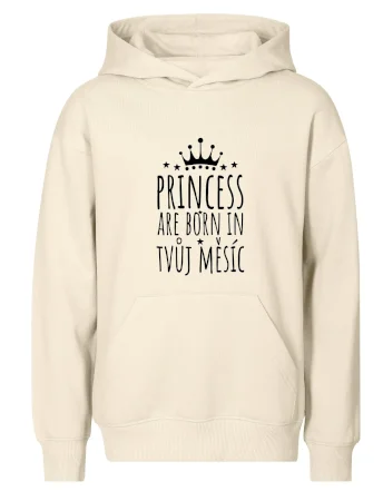 Princesses are born in (Vlastný nápis mesiac narodenia)