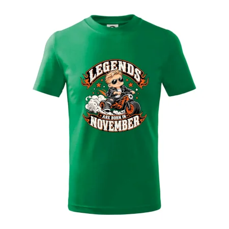 Legendy se rodí v listopadu malý motorkář na odrážedle