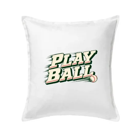 Play ball retro sportovní nápis