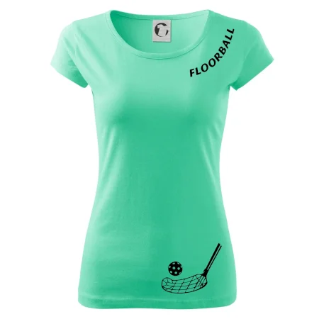 Floorball nápis šikmo