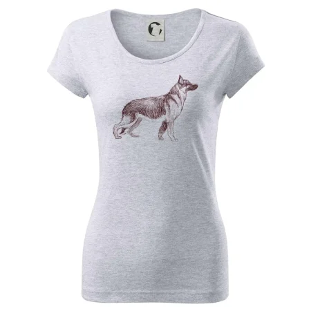 Nemecký ovčiak - kreslený skica  