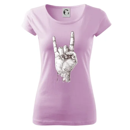 Rocková ruka kreslená