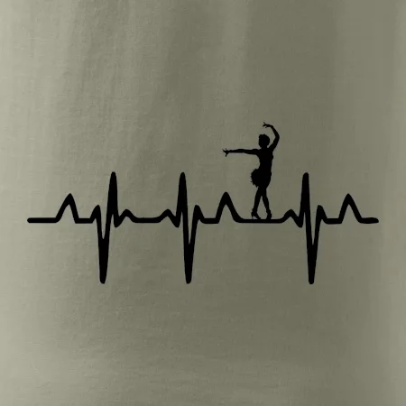 EKG tanečnice salsy