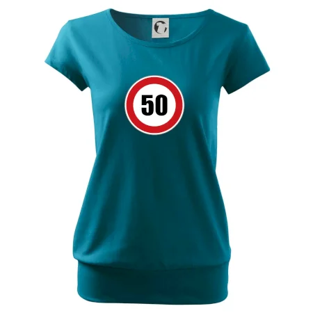 Dopravná značka - obmedzenie rýchlosti 50