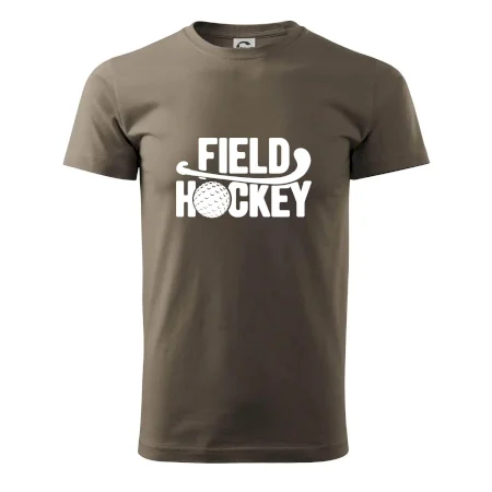 Field hockey loptička a nápis